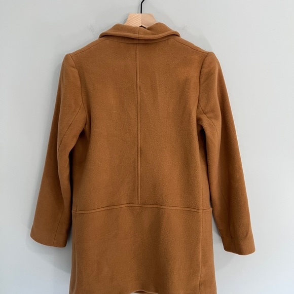 Sezane James Wool Coat Camel Size 38 - Picture 4 of 16